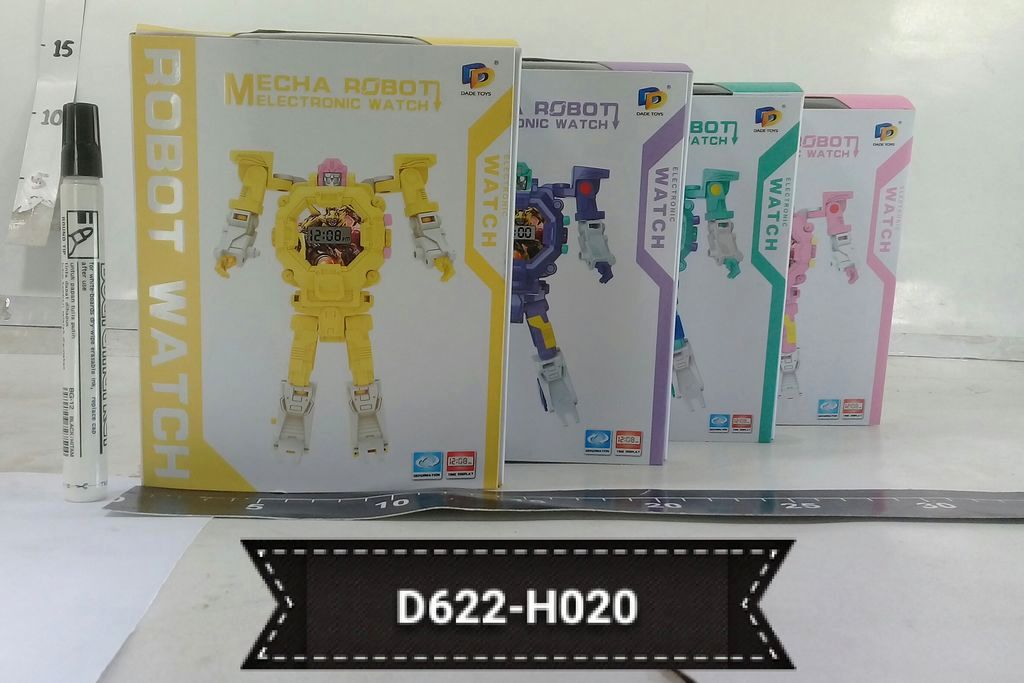 Jam Tangan Robot Deform Mecha 4 Warna Box @100