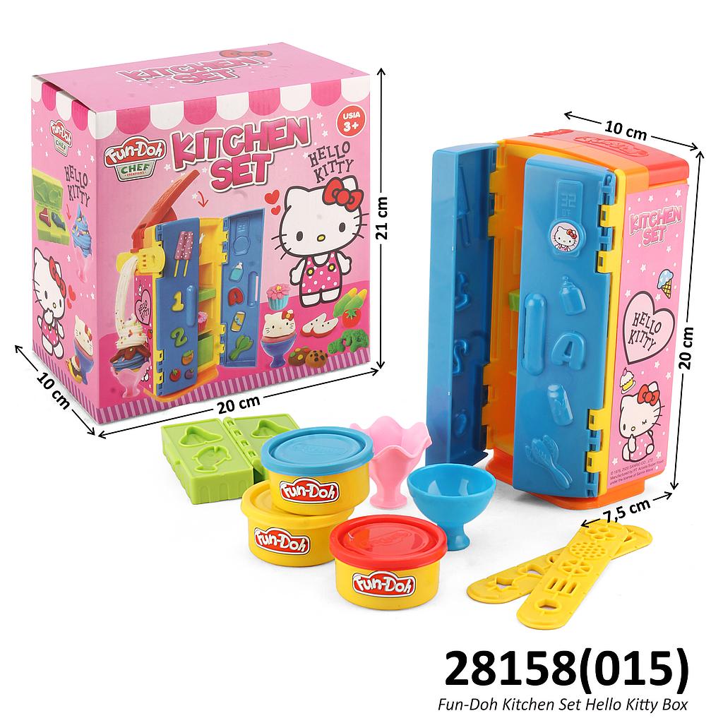 Fun-Doh Kitchen Set Hello Kitty Box @28