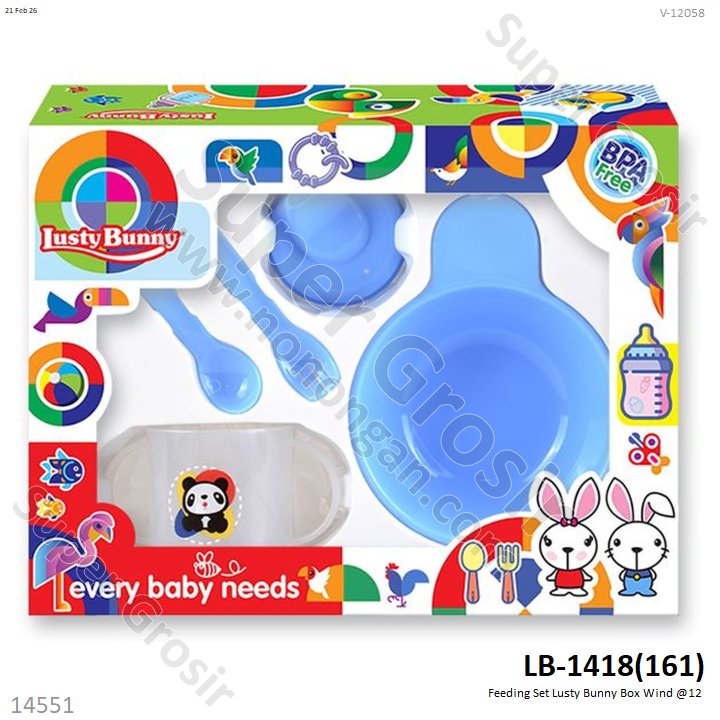 Feeding Set Lusty Bunny Box Wind @12
