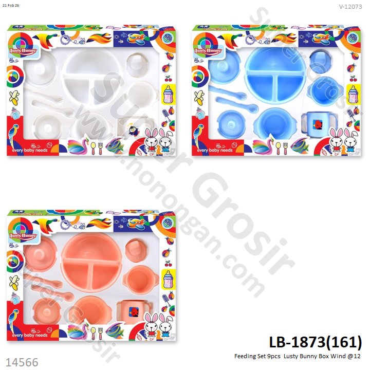 Feeding Set 9pcs  Lusty Bunny Box Wind @12