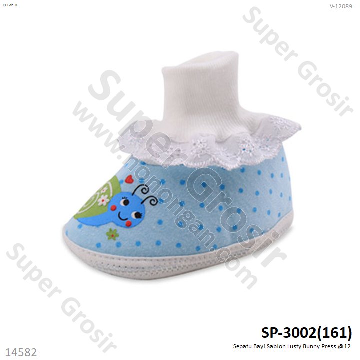 Sepatu Bayi Sablon Lusty Bunny Press @12 