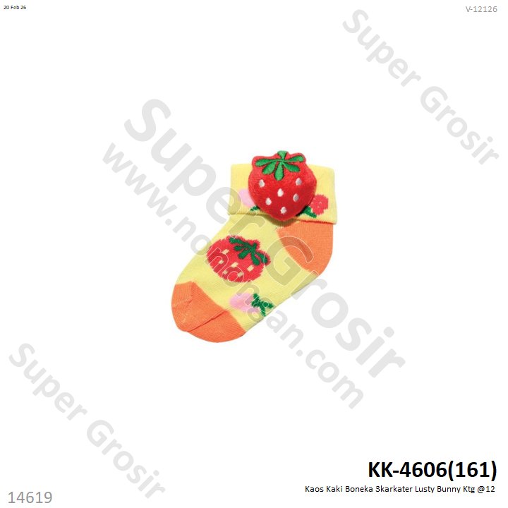 Kaos Kaki Boneka 3 Karakter Lusty Bunny Ktg @12