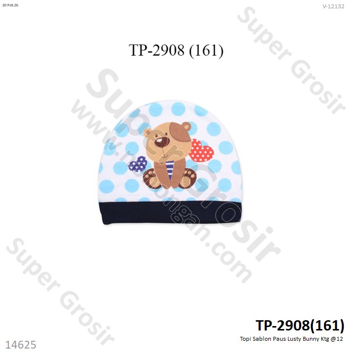 Topi Sablon Paus Lusty Bunny Ktg @12