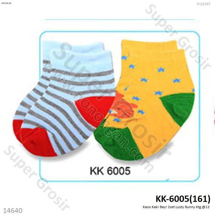 Kaos Kaki Bayi 2set Lusty Bunny Ktg @12