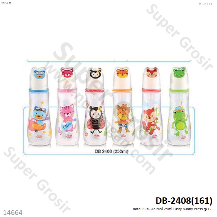 Botol Susu Animal 25ml Lusty Bunny Press @12