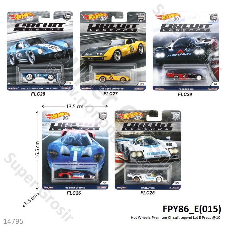 Hot Wheels Circuit Legends Press @10
