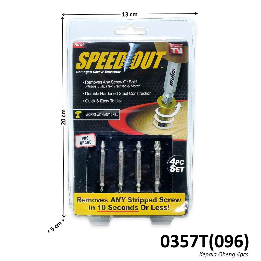 Extractor Sekrup 4 Pcs Speed Out Press Mika @120