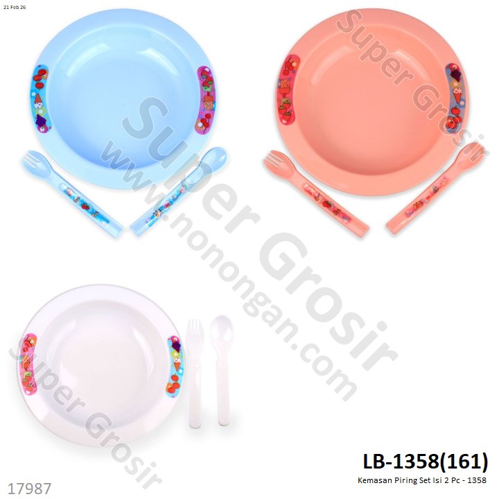 Kemasan Piring Set Isi 2 Pcs Ktg