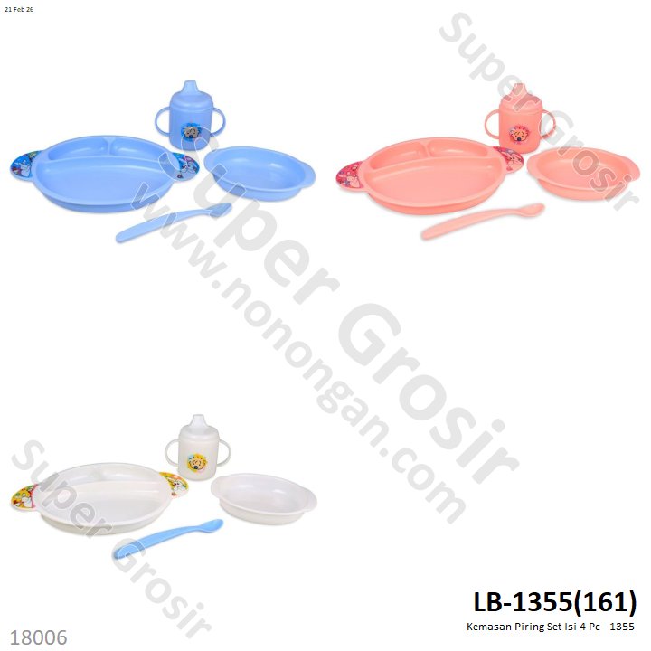 Kemasan Piring Set Isi 4 Pcs Ktg