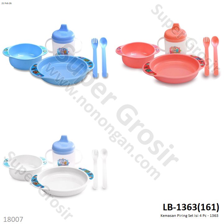 Kemasan Piring Set Isi 4 Pcs Ktg