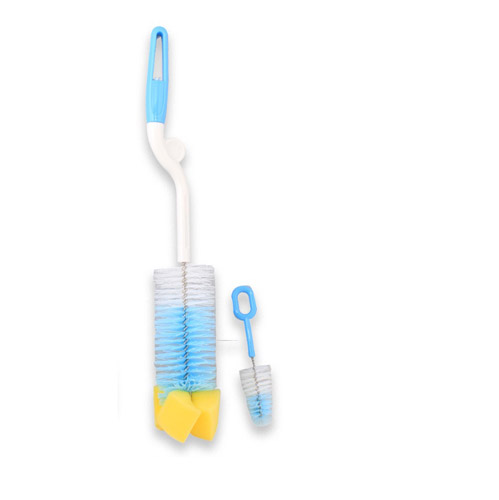 Sikat Botol Bayi Lurus Kepala Spons Press