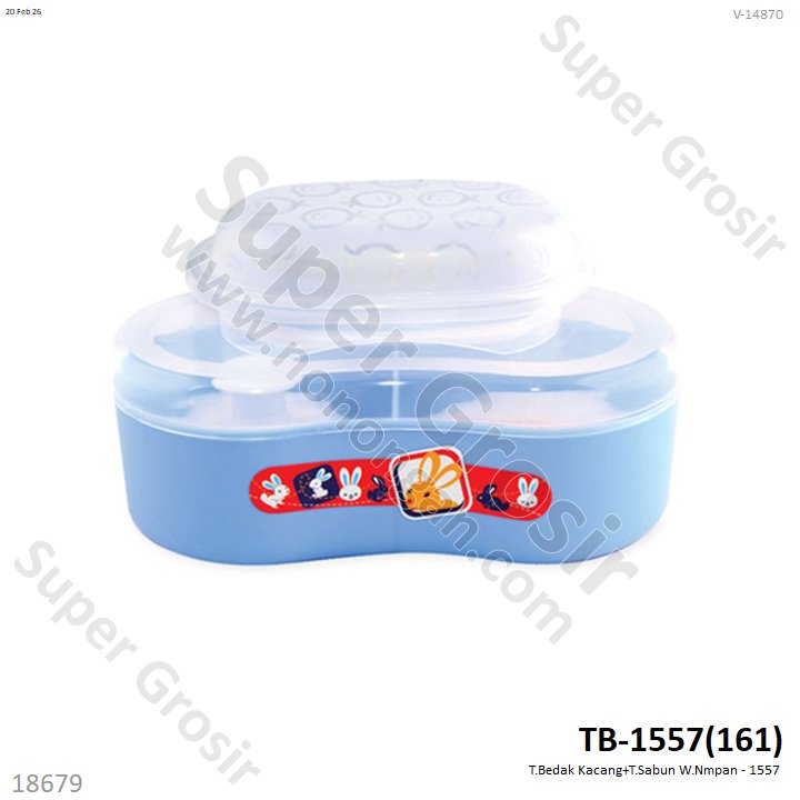 Tempat Bedak Kacang + Tempat Sabun Press