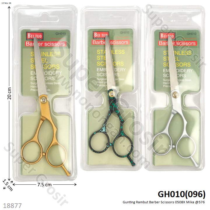 Gunting Rambut Barber Scissors 0508X Mika @576