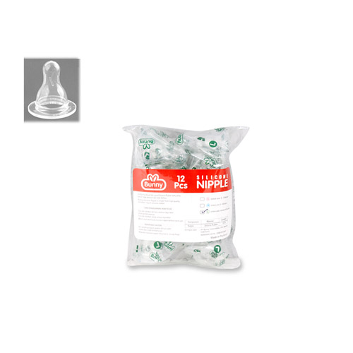 Silicone Nipple Basic Isi 12pc
