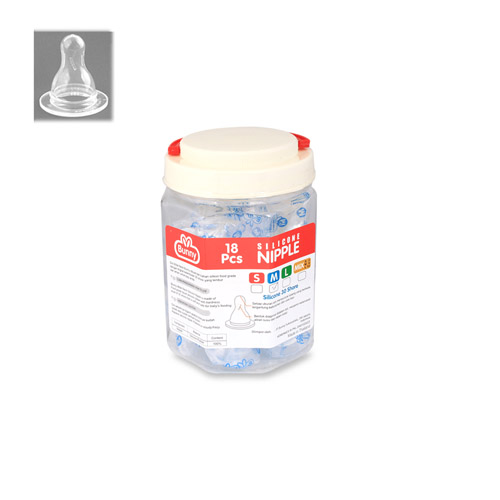 Silicone Nipple Uk.M Isi 18Pcs 
