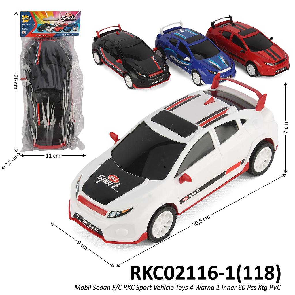 Mobil Sedan Sport F/C RKC Sport Vehicle Toys 1 Inner 60 Pcs Ktg PVC @120