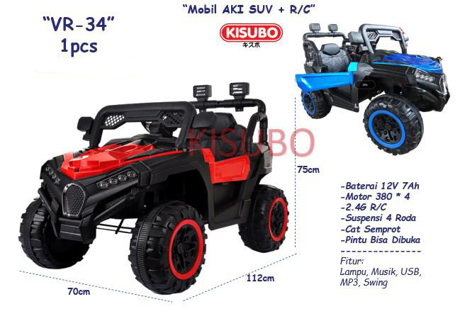 Mobil Aki Jeep Suv Blue Box @1