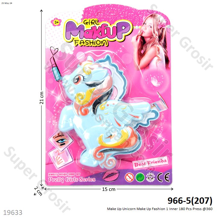 Make Up Kuda Poni Girl Fashion 1 Inner 180 Pcs Press @360