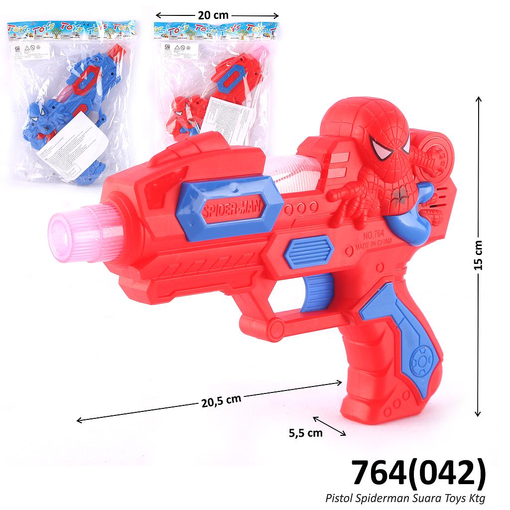Pistol Spiderman B/O Suara Lampu Toys 1 Inner 108 Pcs Ktg Opp @216