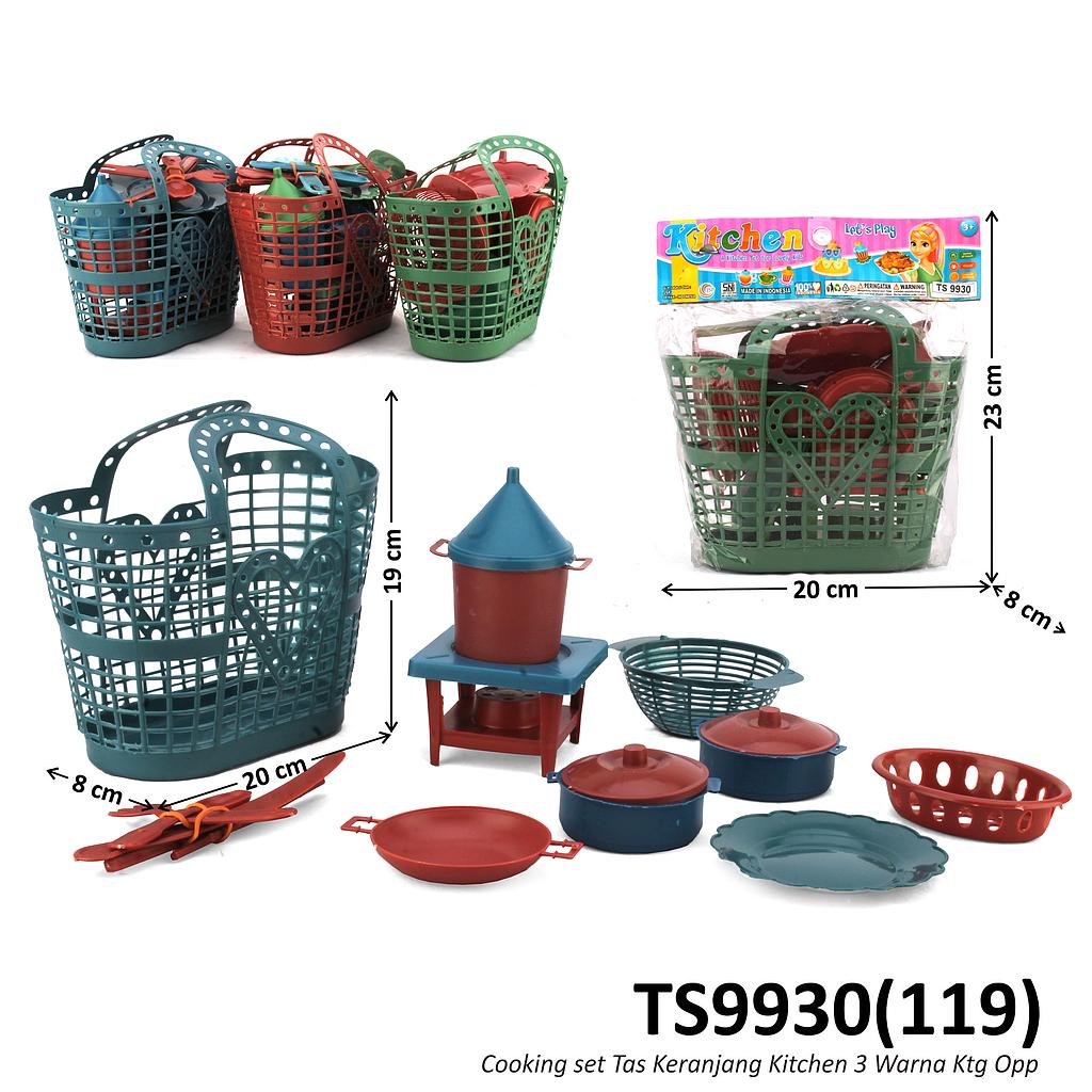 Cooking Set Keranjang Tas Kitchen Ktg Opp @36