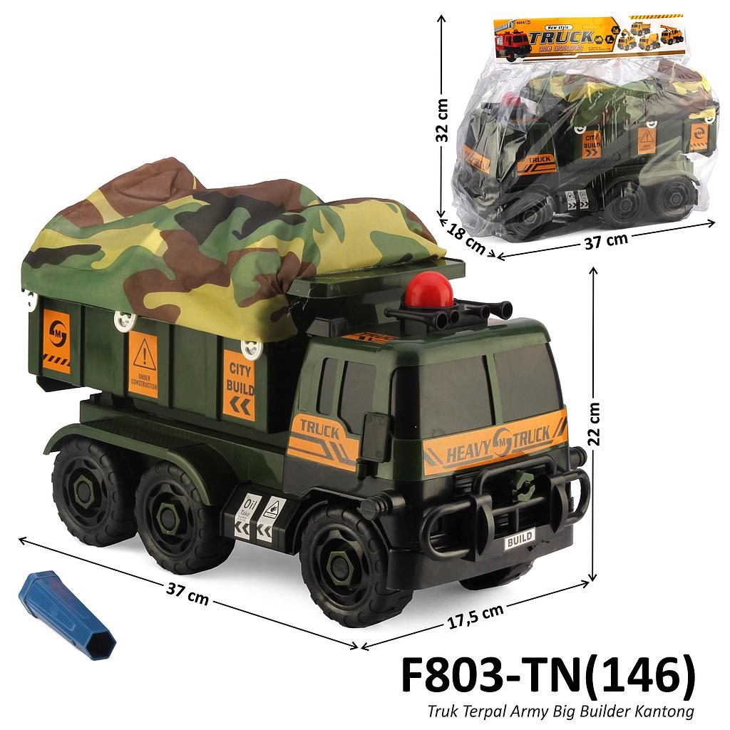 Truk Tentara Dump Terpal Tronton DIY Big Builder 1 Inner 12 Pcs Ktg PVC @24