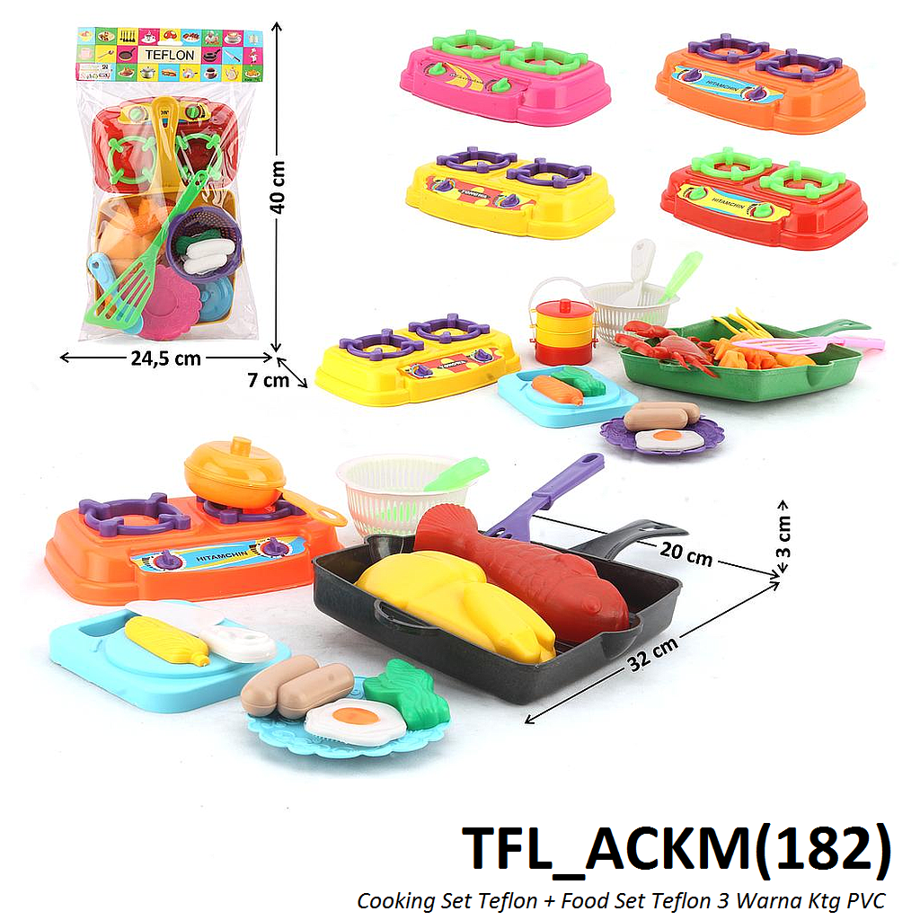 Cooking Set Kompor dan Teflon Ktg PVC @42
