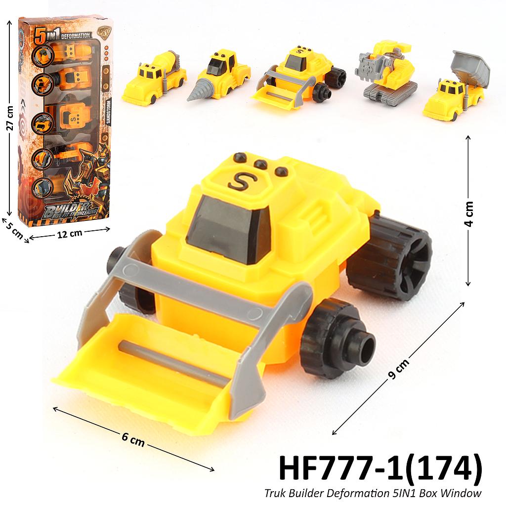 Truk Konstruksi Set 5 Pcs Deform 5 In 1 Builder Box Window @144