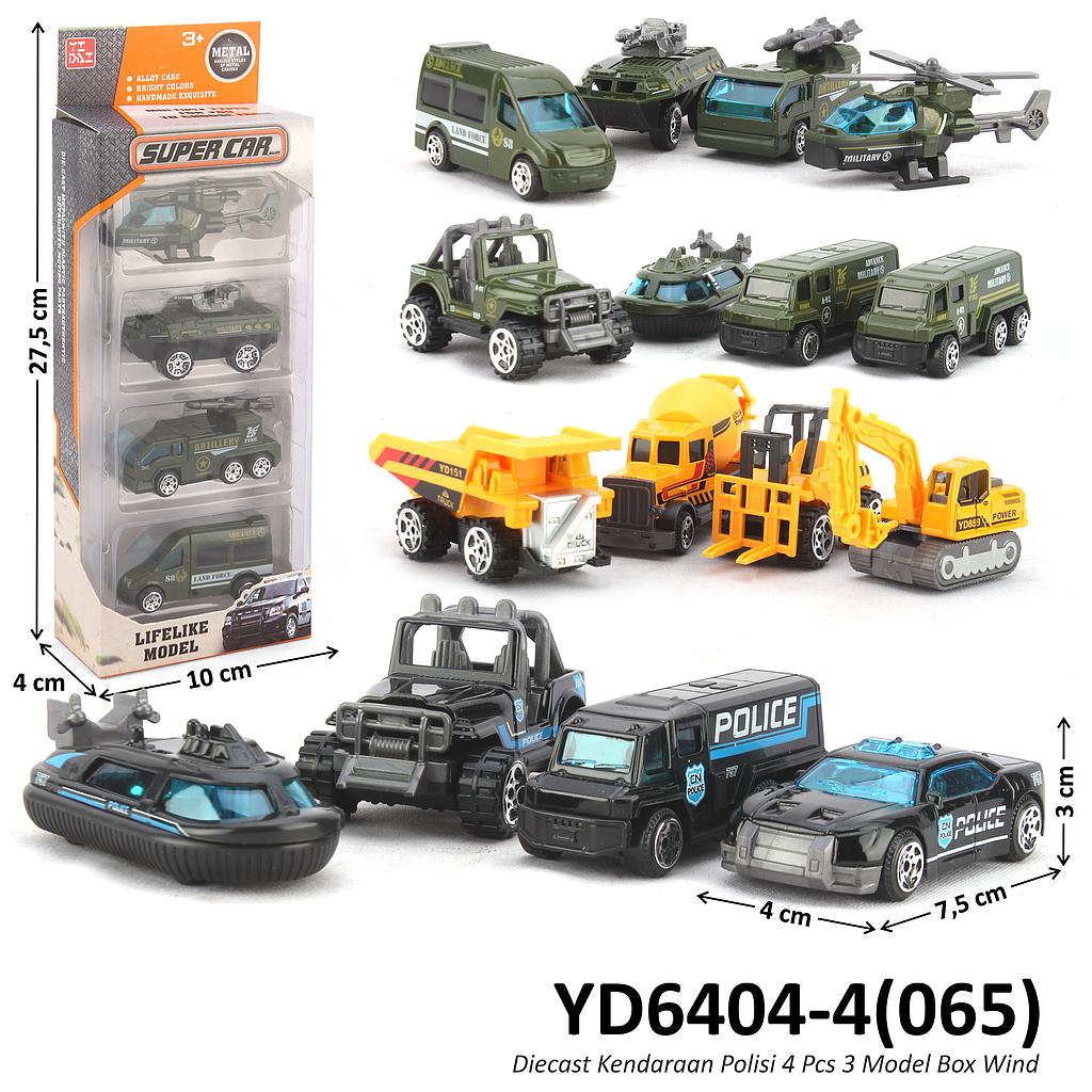 Diecast Mobil Skala Hot Wheels 1:64 Kendaraan Set 4 Pcs 3 Model Box Window @162