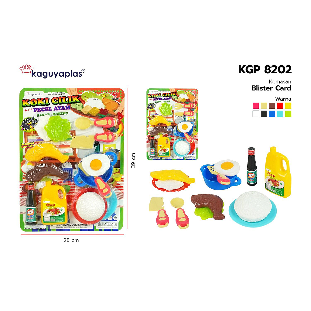 Masak-masakan Koki Cilik Pecel Ayam Press @48