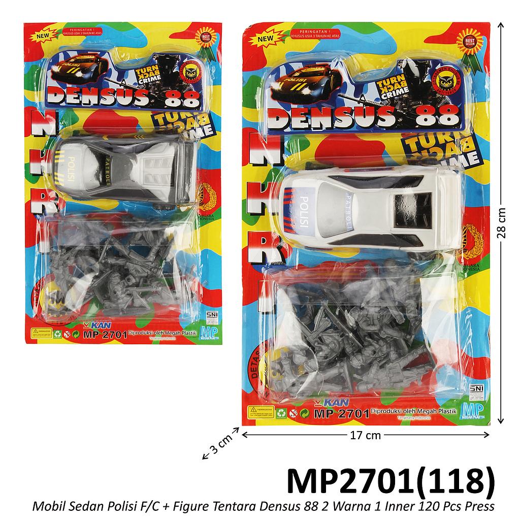 Mobil Polisi Set F/C + Figure Tentara Densus 88 1 Inner 120 Pcs Press @240