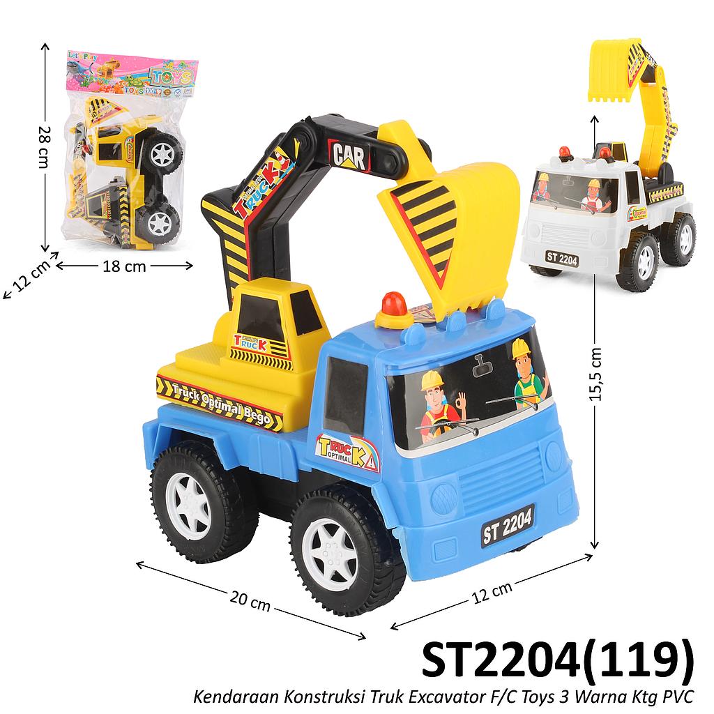 Truk Excavator F/C Toys Optimal Bego Ktg PVC @28