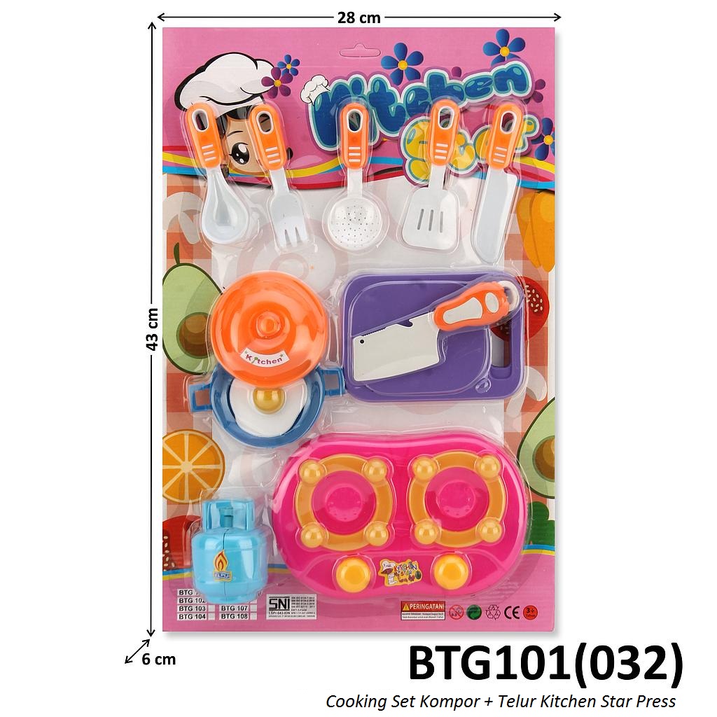 Cooking Set Kompor Kitchen Star Press @72