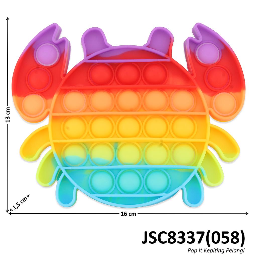 Pop It Kepiting Pelangi JSC8337 Ktg Opp @400
