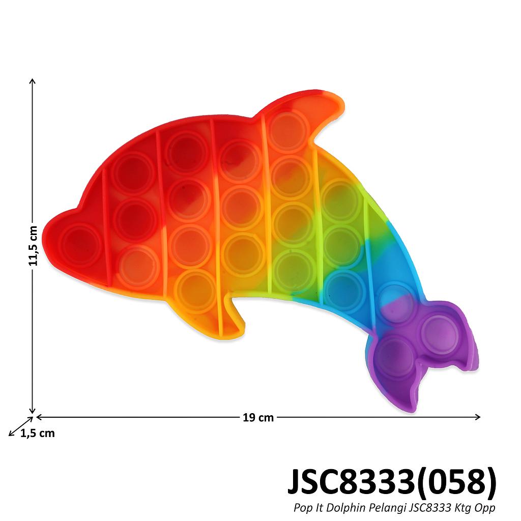 Pop It Dolphin Pelangi JSC8333 Ktg Opp @400