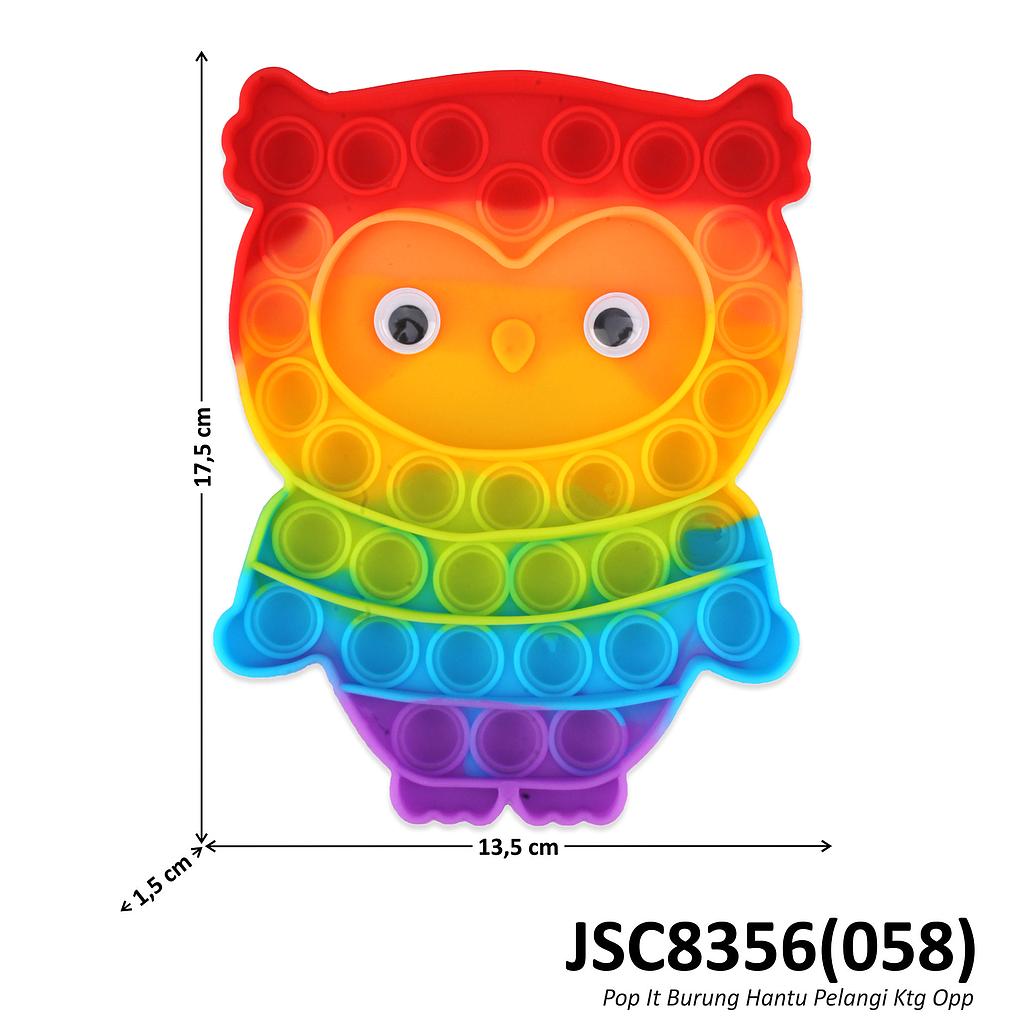 Pop It Burung Hantu Pelangi Ktg Opp @400