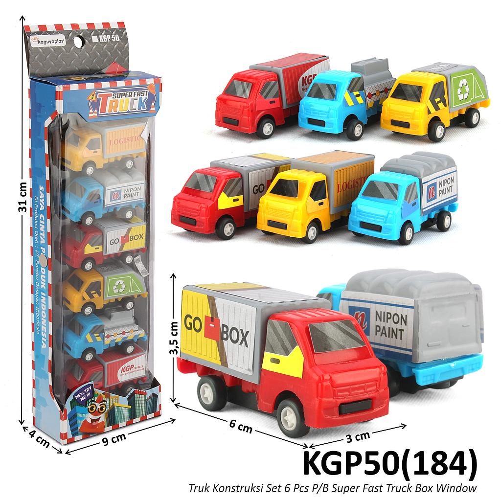 Truk Set 6 Pcs P/B Super Fast Truck Box Window @96