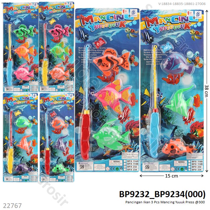 Pancingan Ikan 3 Pcs Mancing Yuuuk Press @300