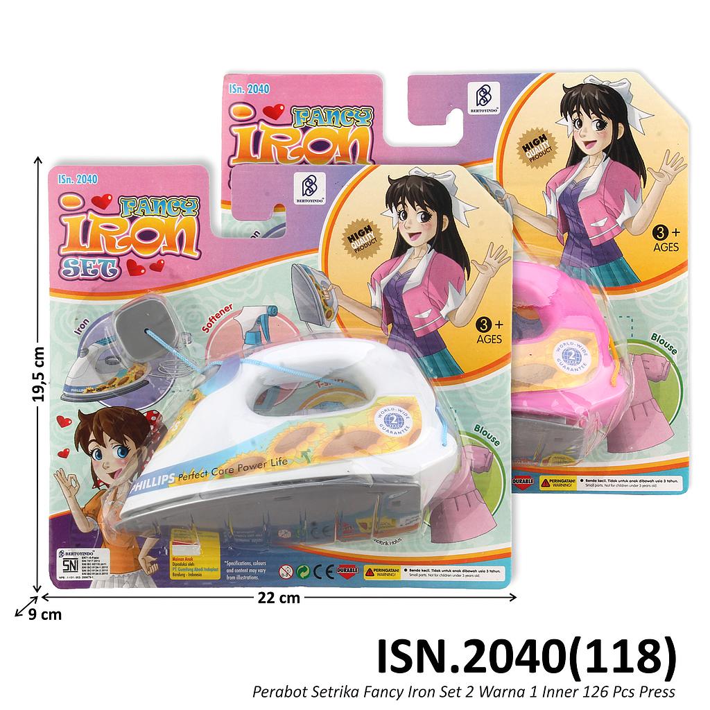(OBRAL) Perabot Setrika Fancy Iron Set 2 Warna 1 Inner 126 Pcs Press @252
