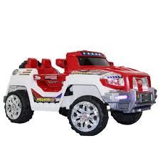 Mobil Aki Jeep Merah Putih @1