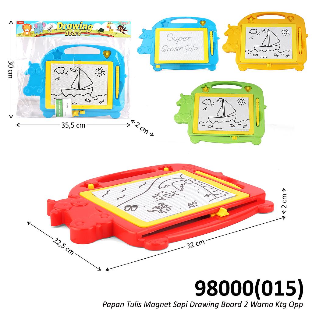 Papan Tulis Magnet Sapi Drawing Board Ktg Opp @80