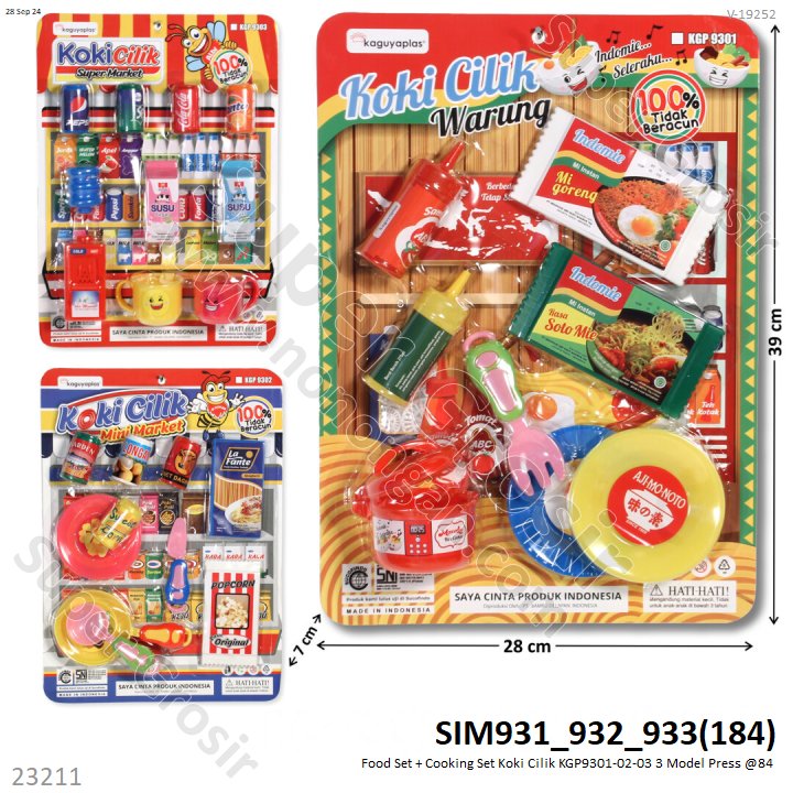 Masak-masakan Koki Cilik KGP931-2-3 Press @48