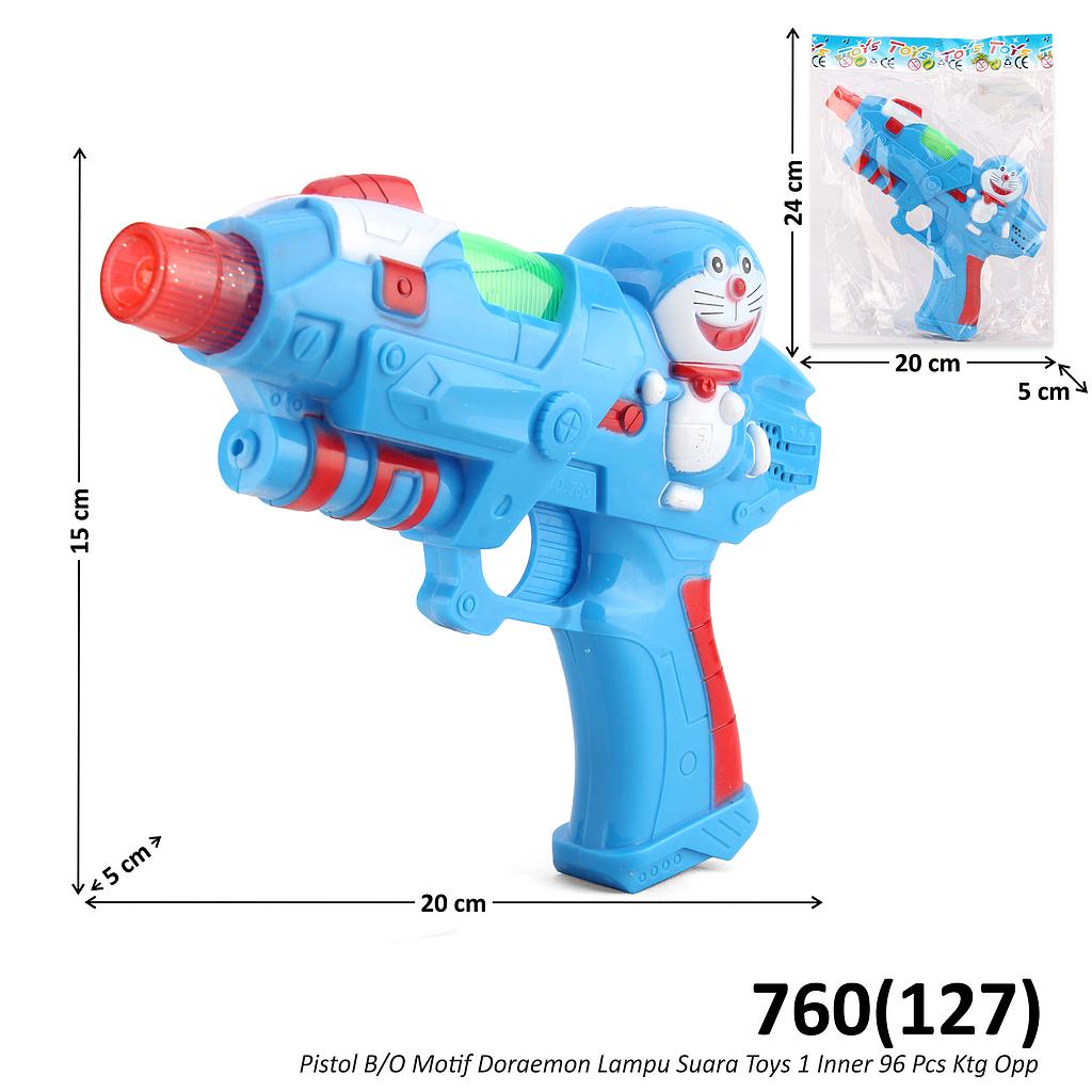 Pistol Doraemon B/O Suara Lampu Toys 1 Inner 96 Pcs Ktg Opp @192