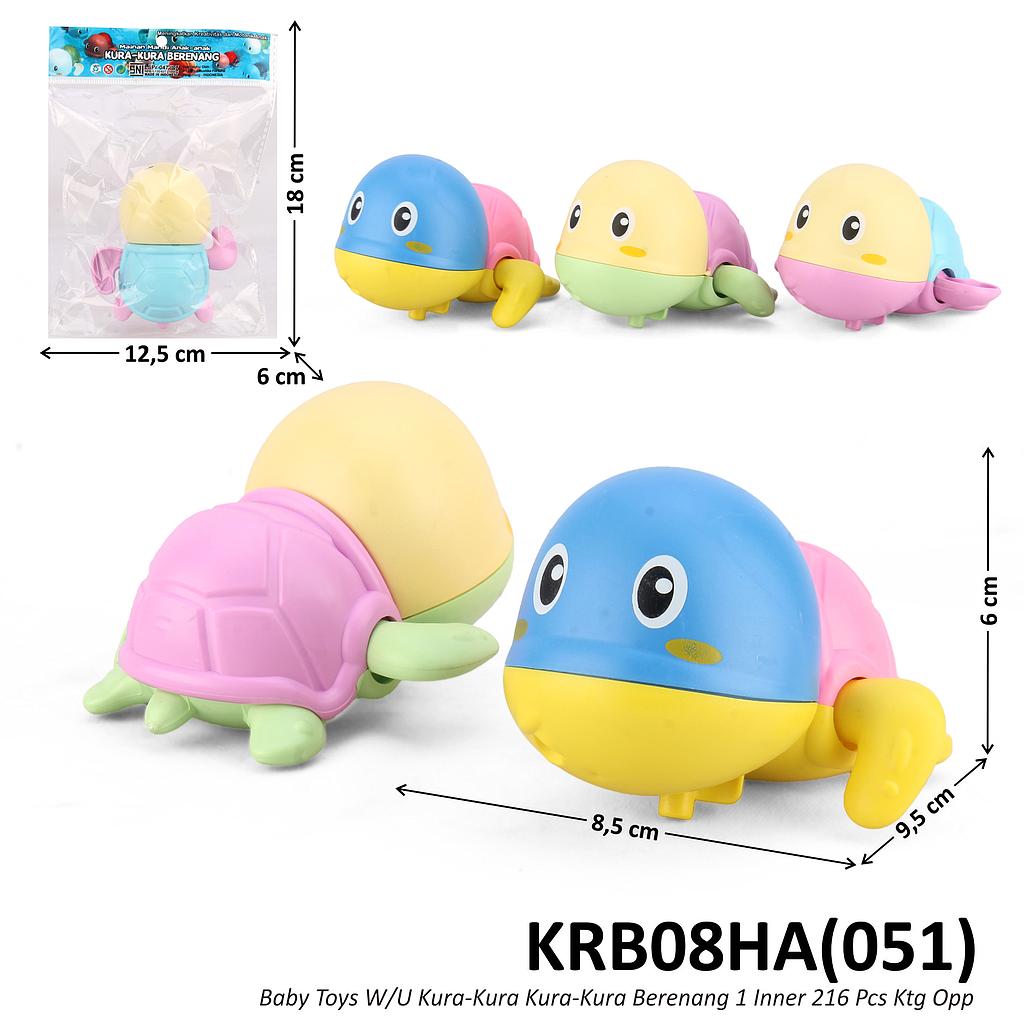 Mainan Putar Kura-Kura W/U Berenang 1 Inner 216 Pcs Ktg Opp @432