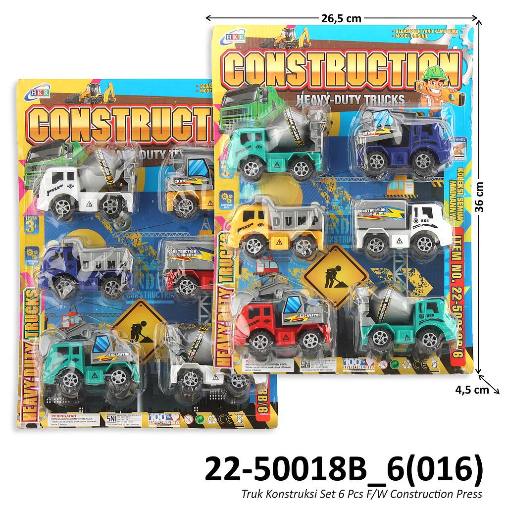 Truk Konstruksi 6 Pcs F/W Construction Press @72