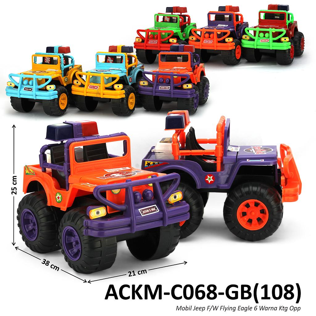 Mobil Jeep F/W Flying Eagle 6 Warna Ktg Opp @12