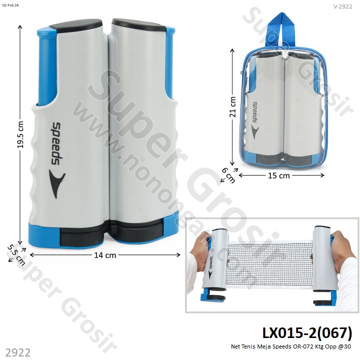 Net Tenis Meja / Ping Pong Speeds OR-072 Tas @30