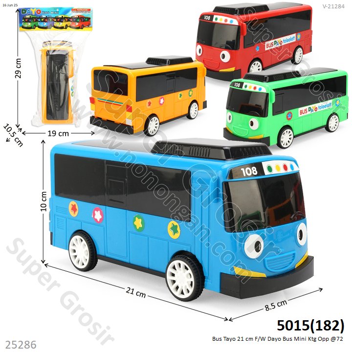 Bus Tayo 21 cm F/W Dayo Bus Mini Ktg Opp @72