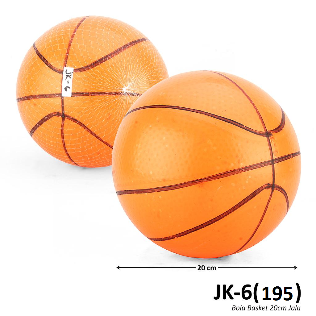 Bola Basket Karet 20 cm Haha 1 Pack 10 Pcs Jala @480