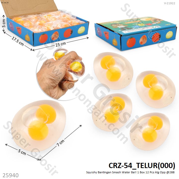 Squishy Bantingan Smash Water Ball ktg Opp @288