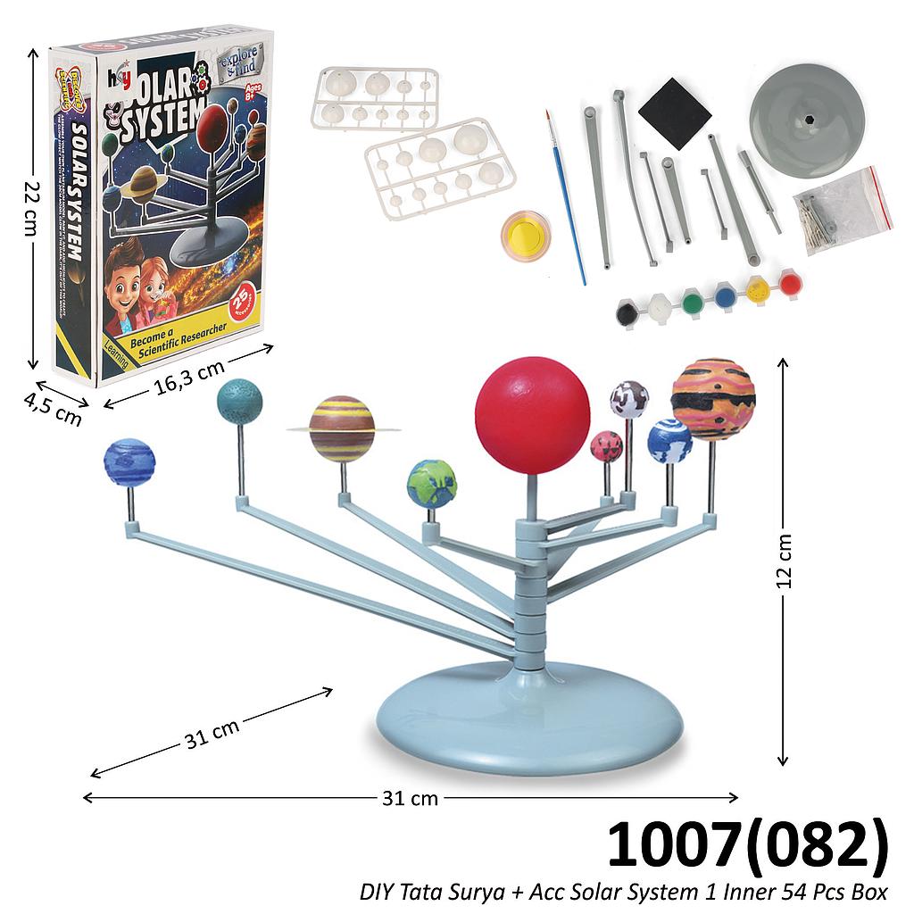 Tata Surya Set Acc DIY Solar System 1 Inner 54 Pcs Box @108